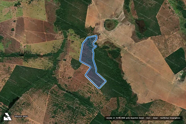 Imagem de satélite de FAZENDA CAMPO FORMOSO - PARCELA 02 em Bonópolis - GO