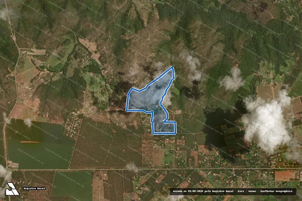 Imagem de satélite de FAZENDA CANTO DE SERRA ? SITUADA NA FAZENDA BOM SUCESSO OU MATO GROSSO - Parte 1 em Brasília - DF