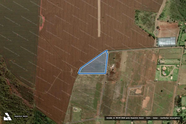 Imagem de satélite de Fazenda São Tomaz ? Córrego do Retiro ? Gleba-5-A - 001 em Rio Verde - GO