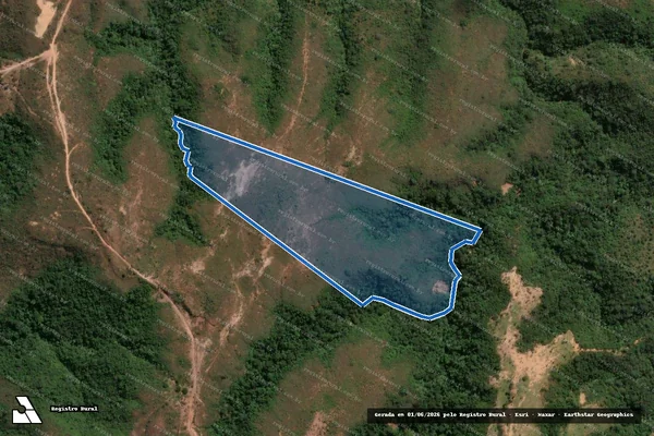 Imagem de satélite de Fazenda Buriti, Olaria e Corguinhos - GLEBA 05-B em Tiros - MG