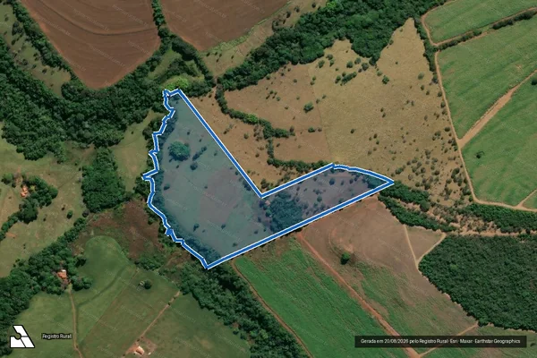 Imagem de satélite de FAZENDA VEADOS - Parcela 1 em Santa Juliana - MG
