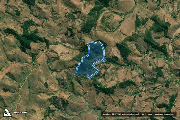 Imagem de satélite de CORREGO DA BARREIRA - Parcela 1 em Abre Campo - MG