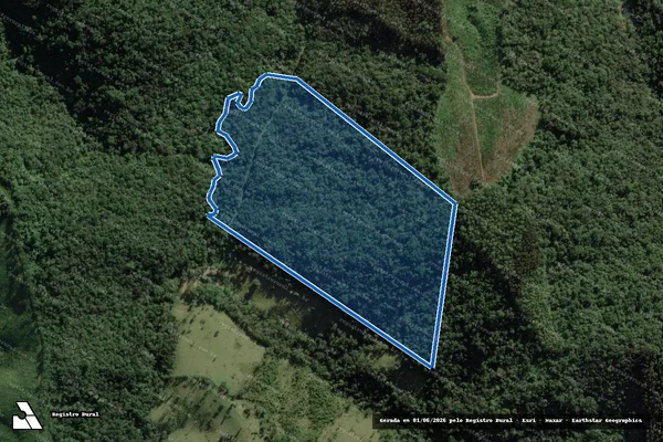 Imagem de satélite de SITIO DO HERVAL - GLEBA E em Campo Largo - PR