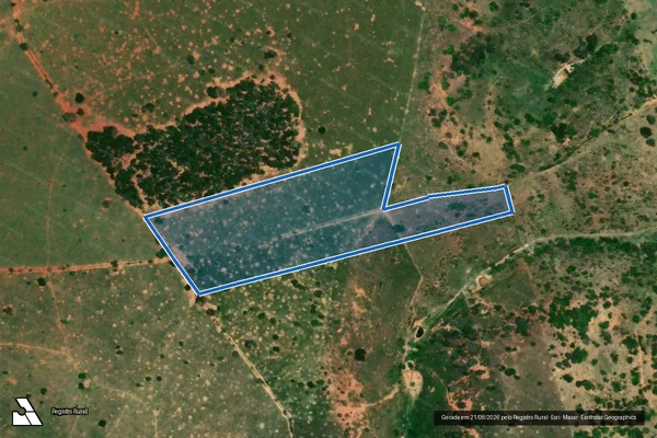 Imagem de satélite de Fazenda Nova Esperança - Parcela I ? Desmembramento em Carlos Chagas - MG