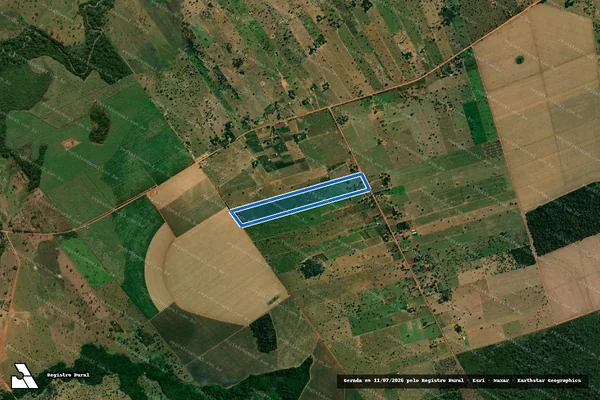 Imagem de satélite de P. A. SANTA HELENA II ? LOTE 30 - Parte 1 em Mirassol d'Oeste - MT