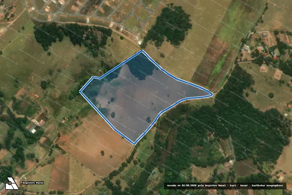 Imagem de satélite de Sítio de Traz - PARTE 1 em Vargem - SP