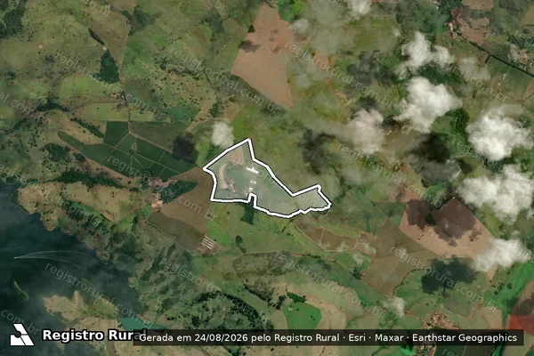 Imagem de satélite de Sitio Linda Paisagem - Gleba A em Fartura - SP