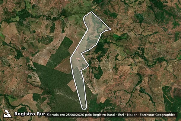 Imagem de satélite de FAZENDA VELHA - PARTE 1 em Formosa da Serra Negra - MA