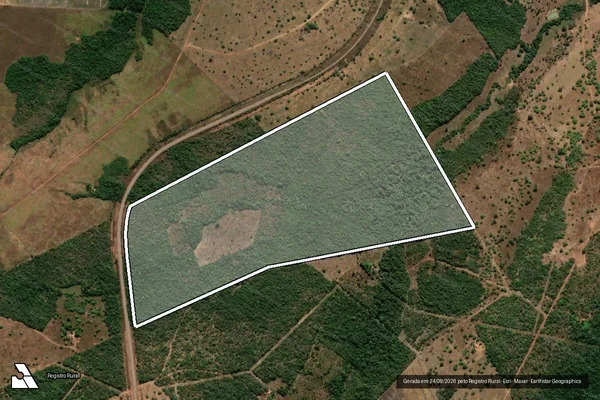Imagem de satélite de Faz. Buritirana ? Gleba 2, Lote 37, Lot. Mangues Gleba A - Gleba 2 em Oliveira de Fátima - TO
