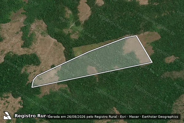 Imagem de satélite de Gleba Santa Helena – Fazenda São Pedro / Posse FAZENDA SÃO PEDRO