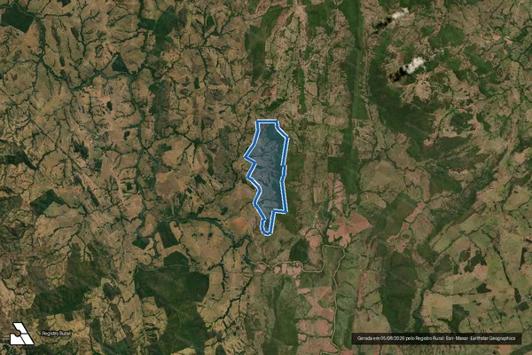 Imagem de satélite de FAZENDA PALMITO I - Gleba 01 em Fazenda Nova - GO