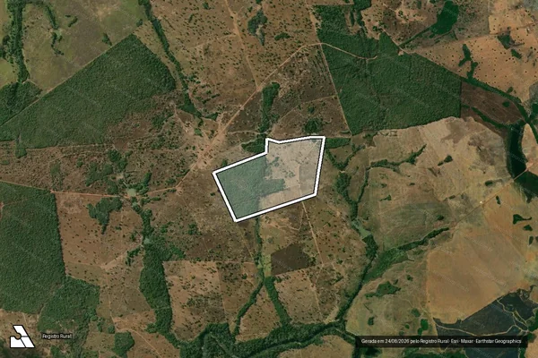 Imagem de satélite de Fazenda Santa Maria - PARTE 1 em Mara Rosa - GO