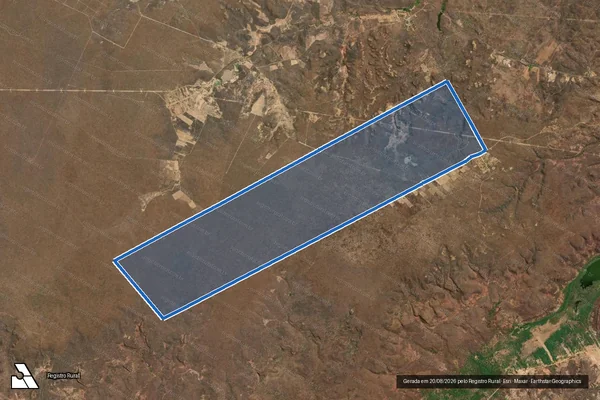 Imagem de satélite de FAZENDA MONTE OREBE - Parte 1 em São João do Piauí - PI
