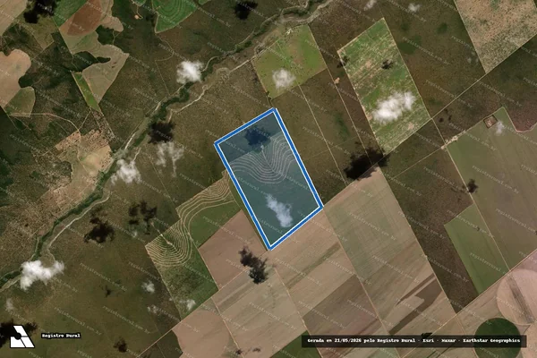 Imagem de satélite de FAZENDA PRATUDINHO - FAZENDA PRATUDINHO GLEBA 02 em Jaborandi - BA