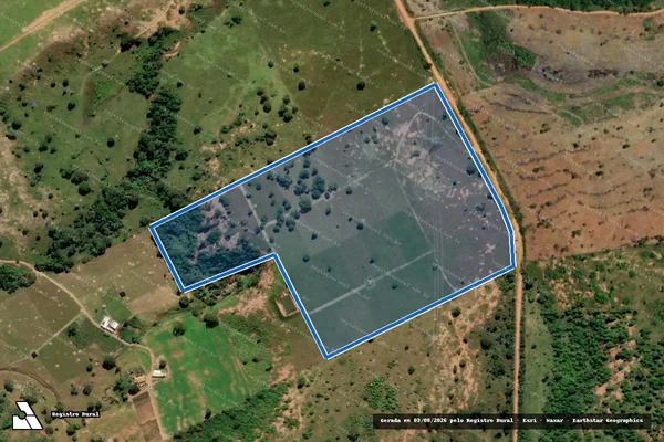 Imagem de satélite de Fazenda Recanto Do Paraiso - Parte 1 em Ribeirão do Largo - BA