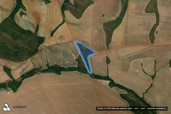 Imagem de satélite de FAZENDA NOSSA SENHORA APARECIDA em Água Boa - MT