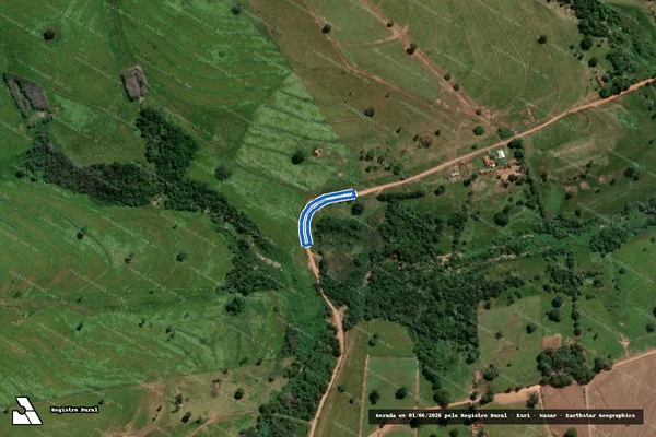 Imagem de satélite de Fazenda Três Coroas - 05 em Santo Antônio do Aracanguá - SP