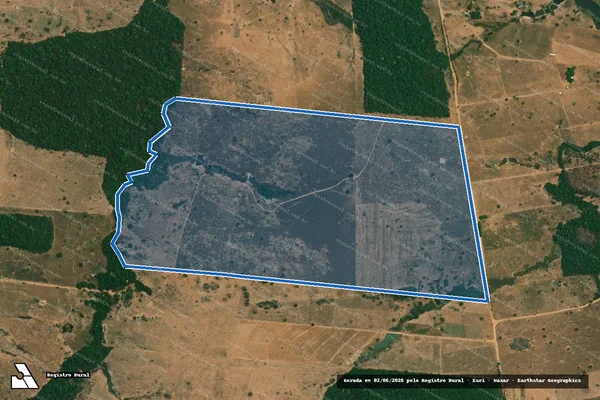 Imagem de satélite de Fazenda Nova Erechim - Parte 1 em Nova Santa Helena - MT