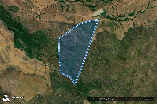 Imagem de satélite de Fazenda Santa Tereza, Parte C - Matricula 774 em Ipueiras - TO