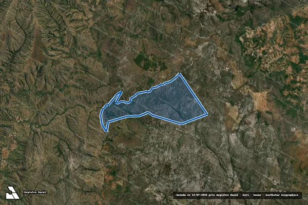 Imagem de satélite de Fazenda Mocó - Parte 1 em Itacambira - MG