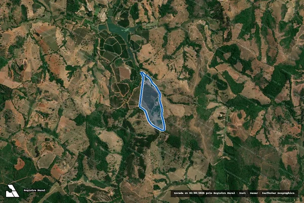 Imagem de satélite de Fazenda Cabo Verde - Parcela 1 em Oliveira - MG