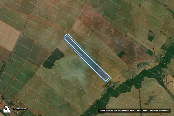 Imagem de satélite de Fazenda Vila Rica - PARTE 1 em Dracena - SP