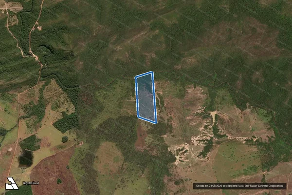 Imagem de satélite de FAZENDA SERRA AZUL - Parte 1 em Planalto da Serra - MT