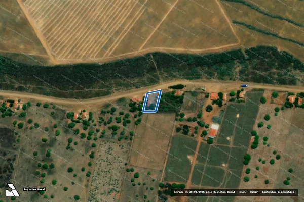Imagem de satélite de SITIO SILVA ? LOTE 0308 - Parte 1 em Tabuleiro do Norte - CE