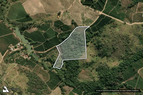 Imagem de satélite de Sítio São Benedito - Gleba 6 - Parte 1 em Espírito Santo do Pinhal - SP