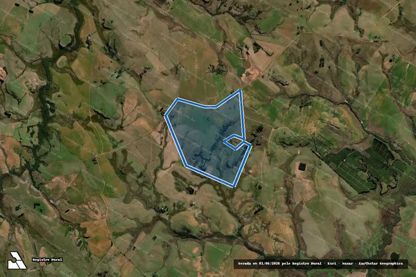 Imagem de satélite de Cerro Chato - Parte 1 em Cacequi - RS