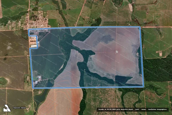 Imagem de satélite de FAZENDA REATA 02 em Nova Canaã do Norte - MT