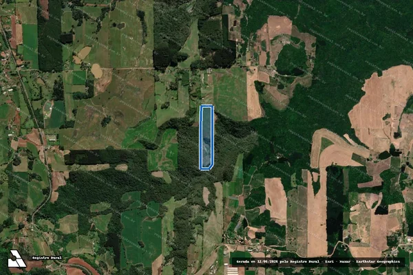 Imagem de satélite de Lote Rural nº 19 da Linha Colombo  - Gleba em Guaporé - RS