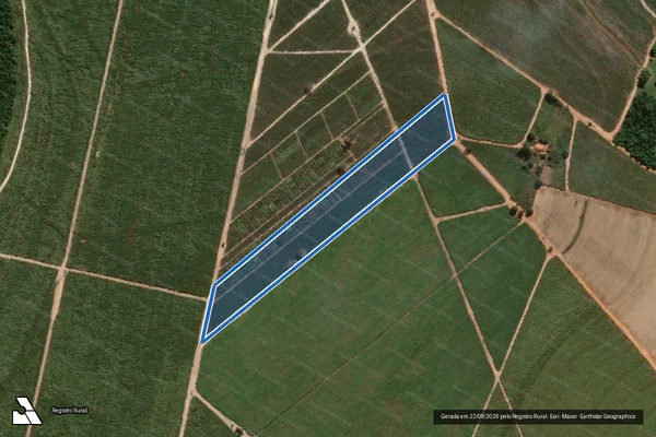 Imagem de satélite de Sítio Santa Luzia - PARTE 1 em Novo Horizonte - SP