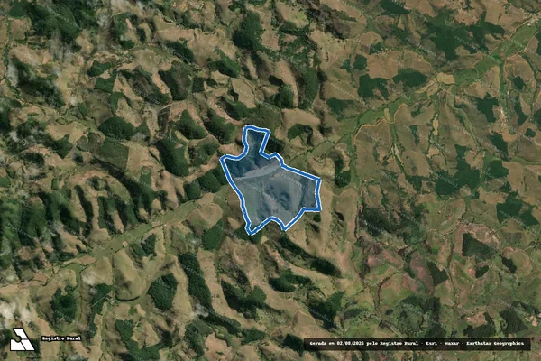 Imagem de satélite de N. S. PERPETUO SOCORRO - N S PERPETUO SOCORRO em Santo Antônio do Aventureiro - MG