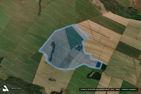 Imagem de satélite de Fazenda São Carlos  - FAZENDA SÃO CARLOS- GLEBA-A em São Simão - SP
