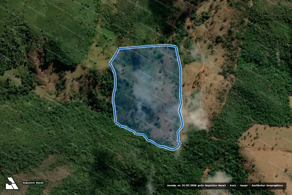 Imagem de satélite de FAZENDA OLHOS D ÁGUA - Parte 1 em Serro - MG