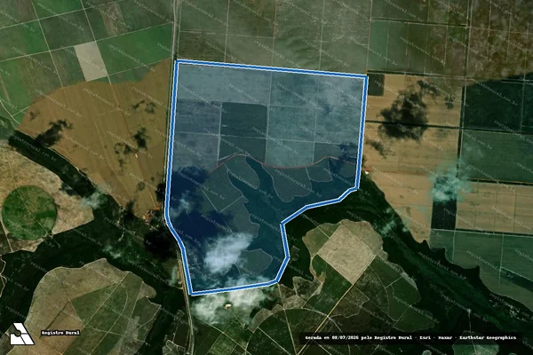 Imagem de satélite de Almas - Parte 2 em Baía Formosa - RN