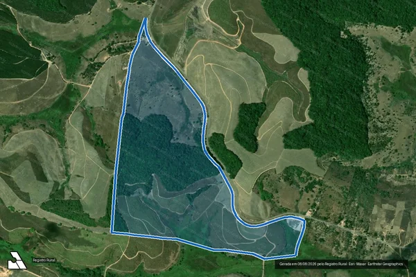 Imagem de satélite de FAZENDA SANTO EXPEDITO - PARTE 4 em Porto de Pedras - AL
