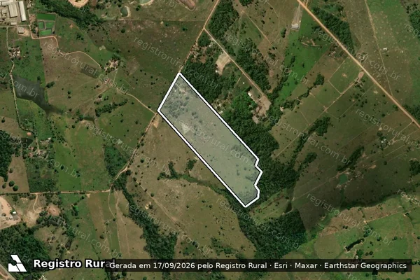 Imagem de satélite de Lote Terras Rural 43 Secção C Gleba Pyrineos - LOTE 43 em Ji-Paraná - RO