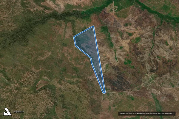 Imagem de satélite de GLEBA PEDRA MIUDA - DATA FAZENDA GRANDE - 001 em Riachão - MA