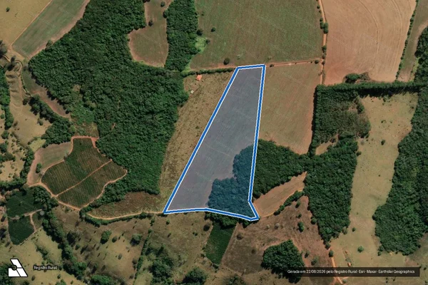 Imagem de satélite de Charco - Charco ? Gleba 2 em São Pedro da União - MG