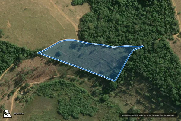 Imagem de satélite de Sítio Filó - Parcela 2 em Leopoldina - MG