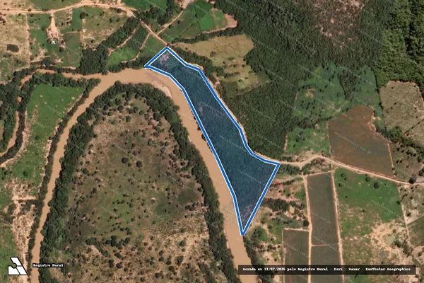 Imagem de satélite de PA LAGES ? LOTE 24 - Parte I em Riachinho - MG