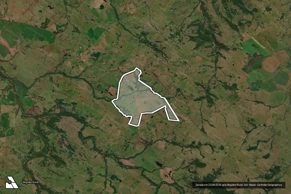 Imagem de satélite de Fazenda Eleonora - Fazenda Eleonora ? Gleba A em Itacurubi - RS
