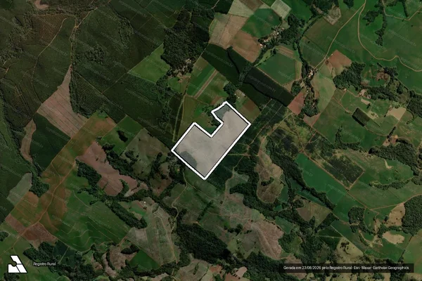 Imagem de satélite de LOTE Nº 05 (Subdivisão do Lote nº01) - Parte 1 em Pitanga - PR