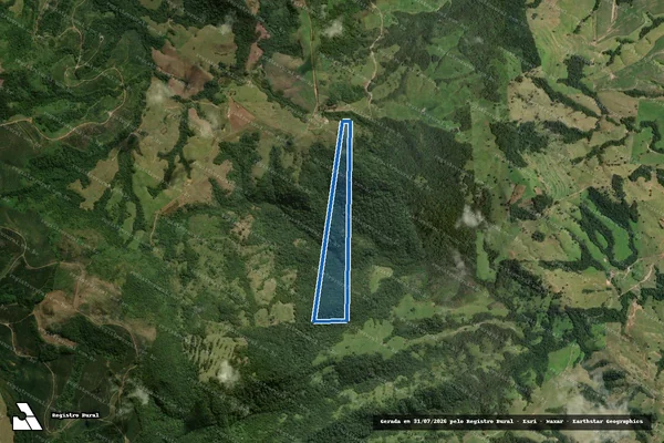 Imagem de satélite de FAZENDA RIO DO PEIXE - Parte 1 em Congonhinhas - PR