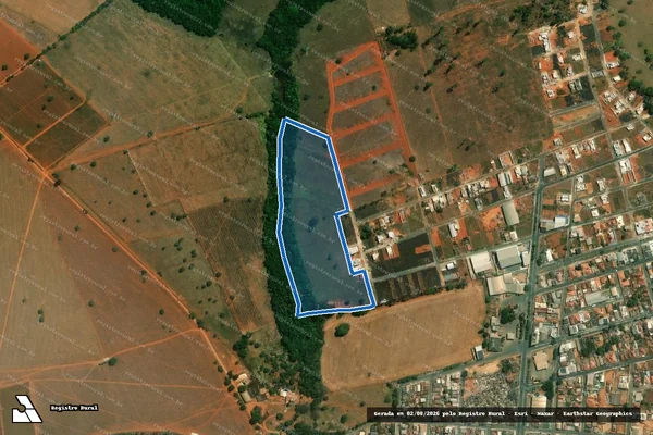 Imagem de satélite de Fazenda Capão da Chácara - Gleba 01 em Pimenta - MG