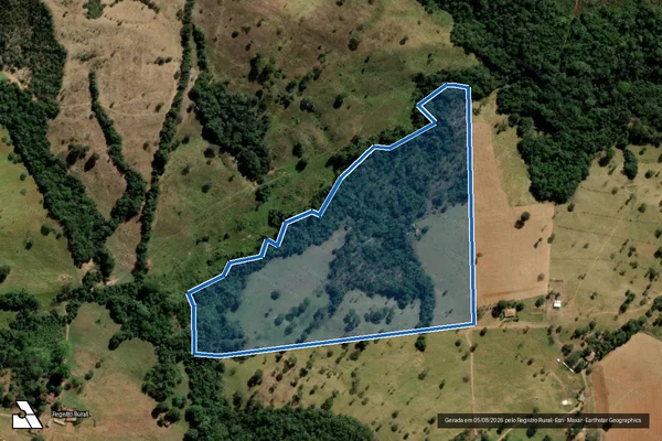 Imagem de satélite de FAZENDA BARRIGUDA - PARCELA 04 em Goiás - GO