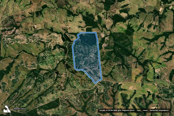 Imagem de satélite de F. Titan - Parte 2 em Rosário do Ivaí - PR