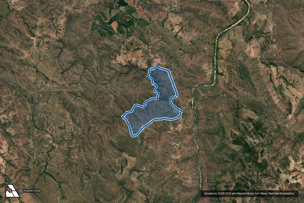 Imagem de satélite de FAZENDA RIBEIRÃO - Parcela 1 em João Pinheiro - MG